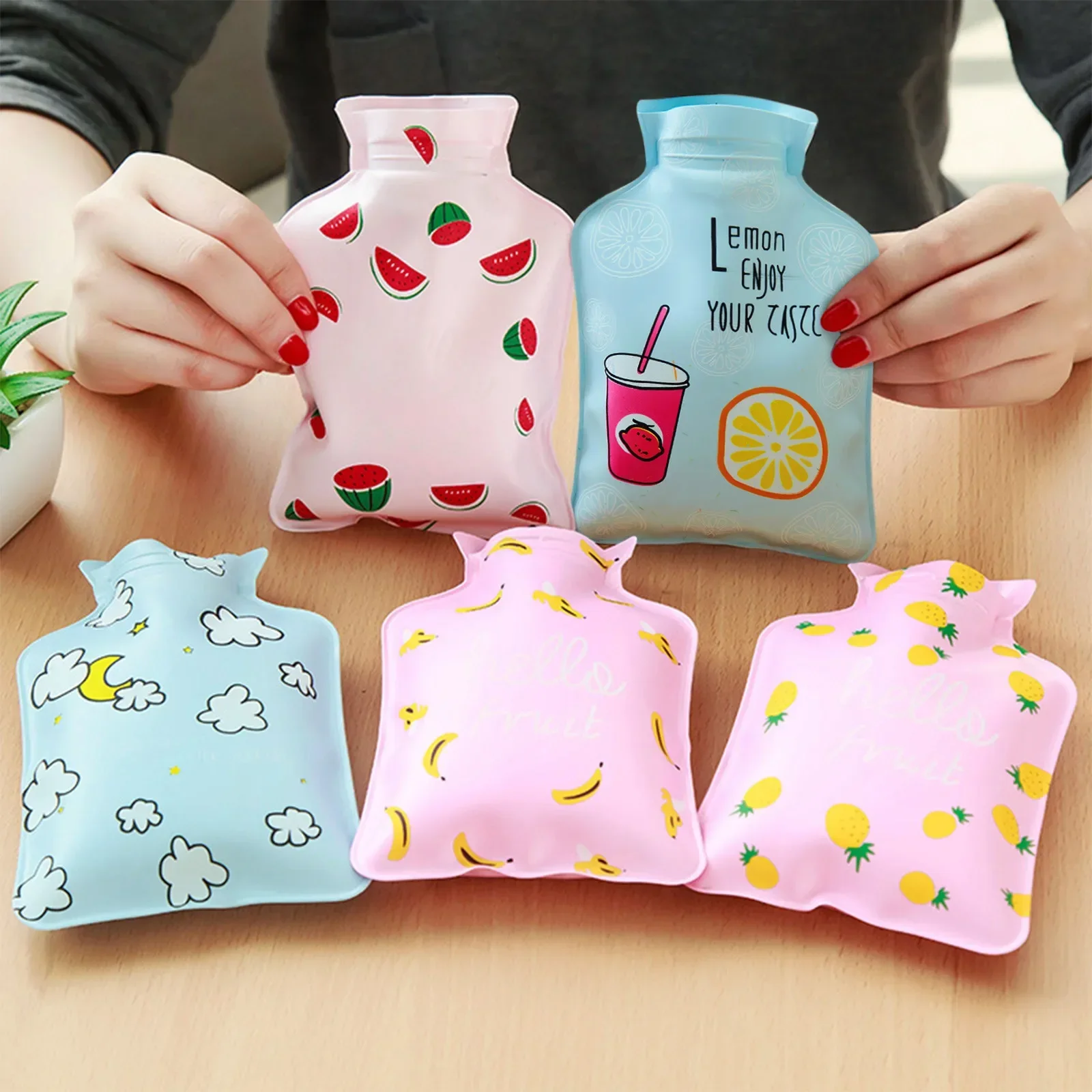 Hand Warmer Reusable - 1pc 휴대용 미니 온수병, 귀여운 PPS