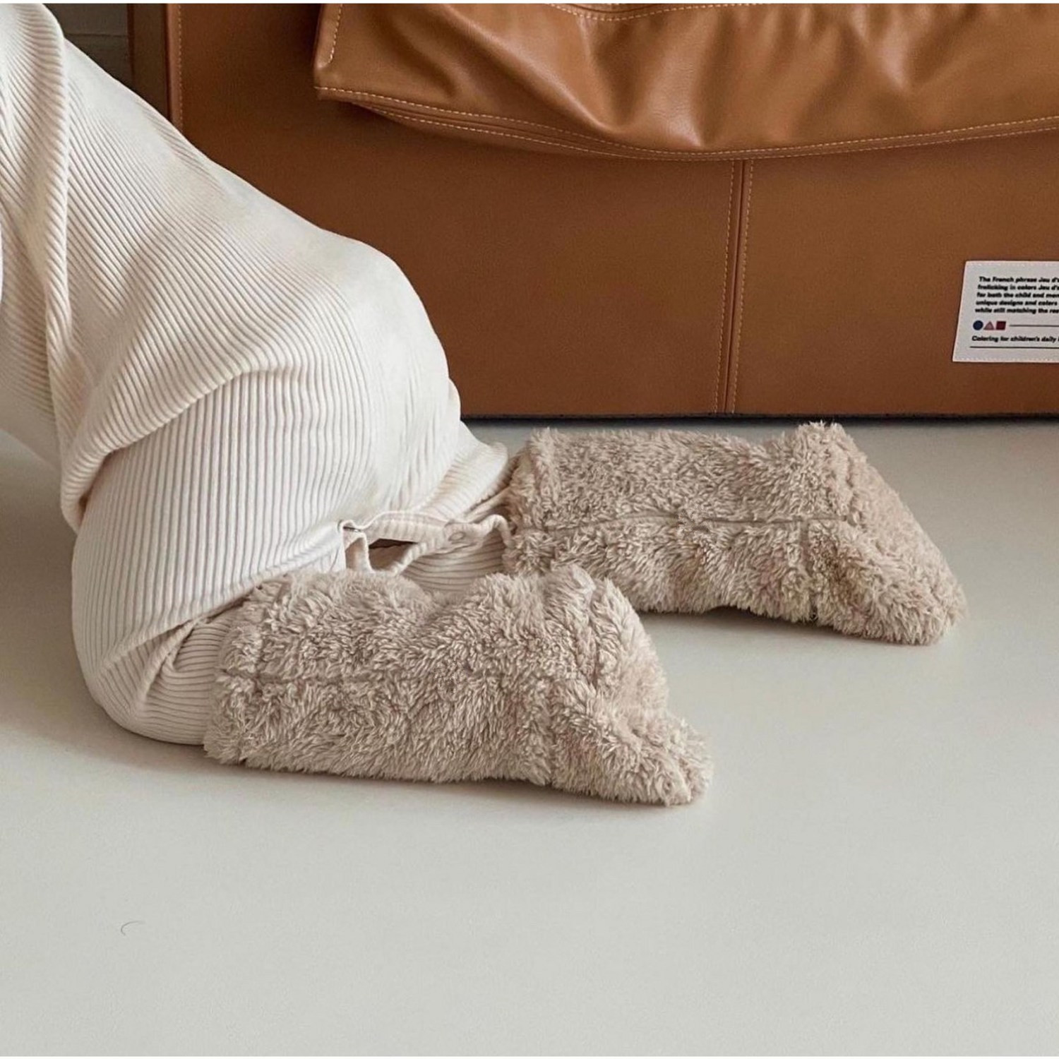 Winter Clothing For Babies - 따뜻한 겨울 아기 양말 산호 양털