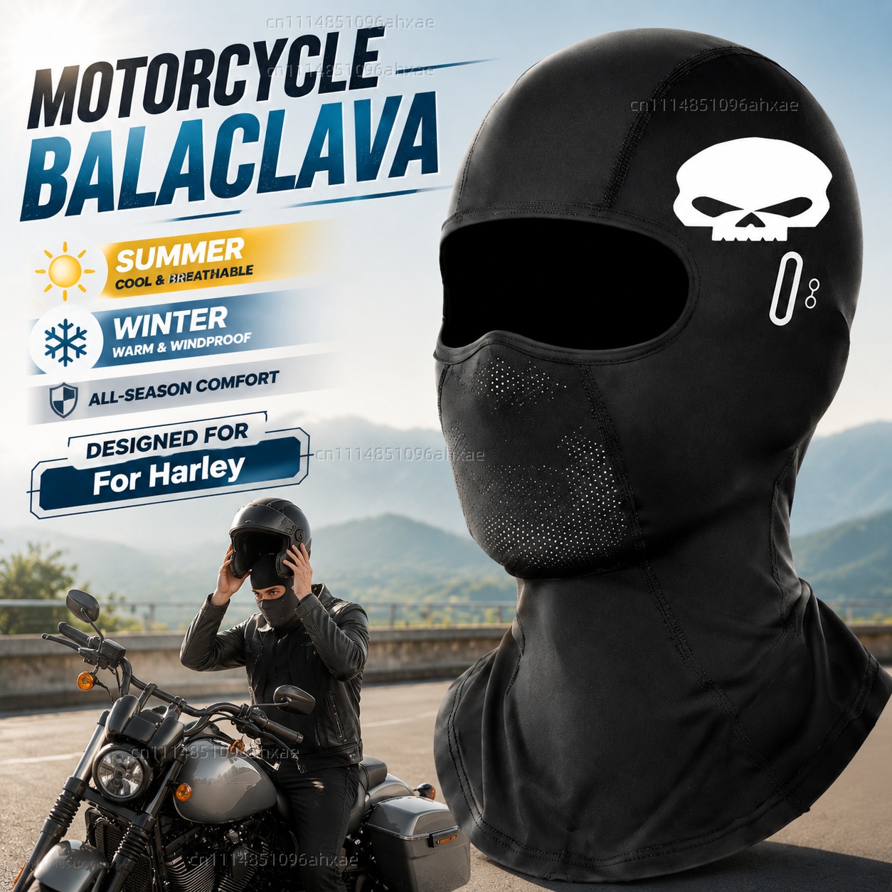 Wool Balaclava Knit - 할리 데이비슨 ADV 1250 PA1250 스페셜