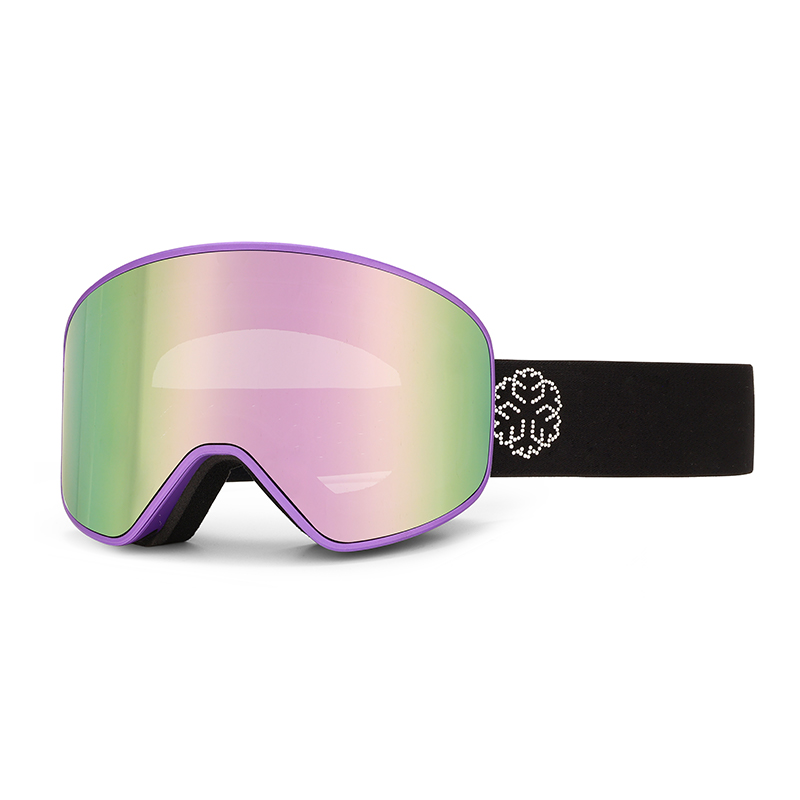 Snow Goggle Uv - 슬로우니드(Snowledge) 브랜드의 스키 고글, 안경 위에