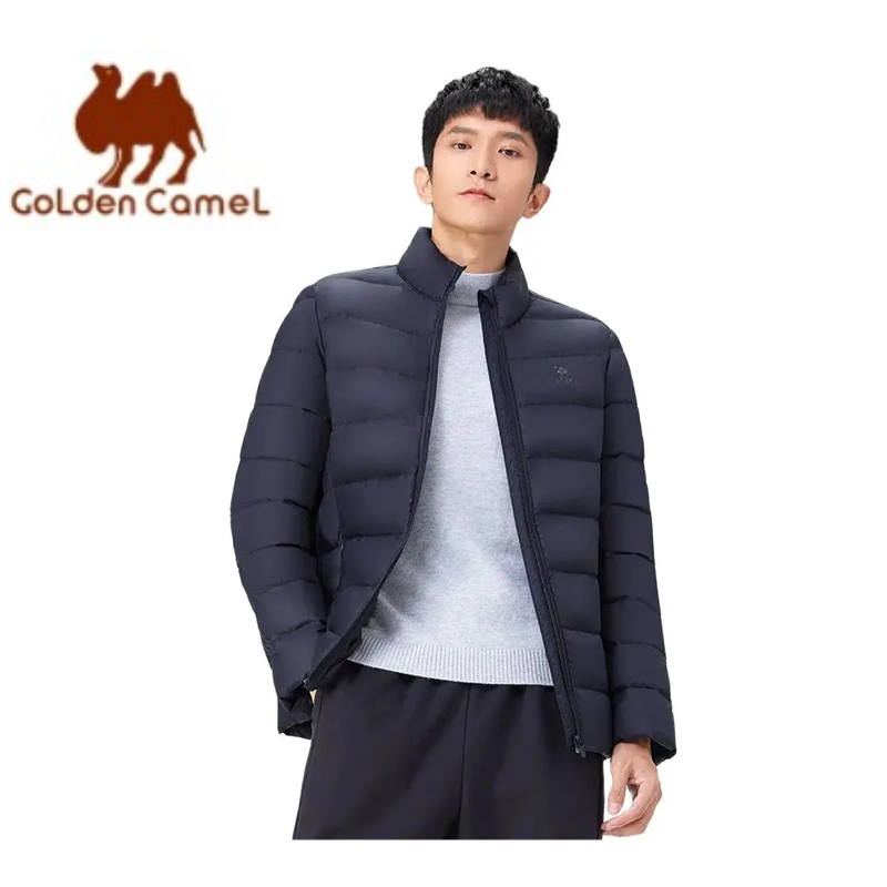 Winter Clothing Hiking - 골든 캐멀 다운 재킷 남녀 겨울