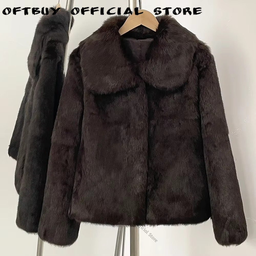 Winter Clothing Store - 리얼리티 퍼 코트, 짧은 스타일의 천연