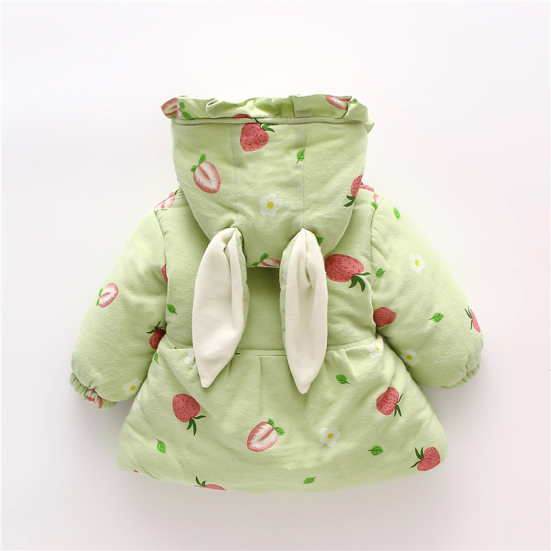 아기 소녀 코트 겨울 코트 겨울 딸기 열 후드 소녀 자 - Winter Clothing For Babies 리뷰 및 가격