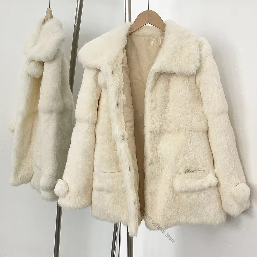 리얼리티 퍼 코트, 천연 털 재킷, 여성용, 신상품,  - Winter Clothing Store 리뷰 및 가격