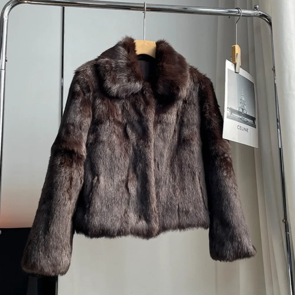 천연 토끼털 코트 여성용 신상 가을 겨울 여성용 리얼  - Winter Clothing Store 리뷰 및 가격