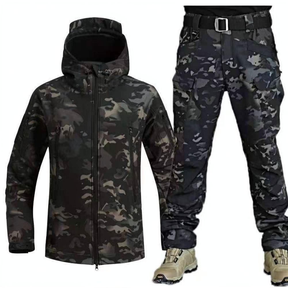 겨울용 위장 패턴 소프트쉘 의상, 야외용 전술 재킷 및 - Winter Clothing Hiking 리뷰 및 가격