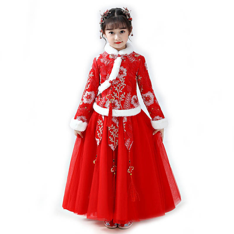 어린이 가을 겨울 한푸 소녀, 고대 코스튬 두꺼운 소녀 - Winter Clothing For Babies 리뷰 및 가격