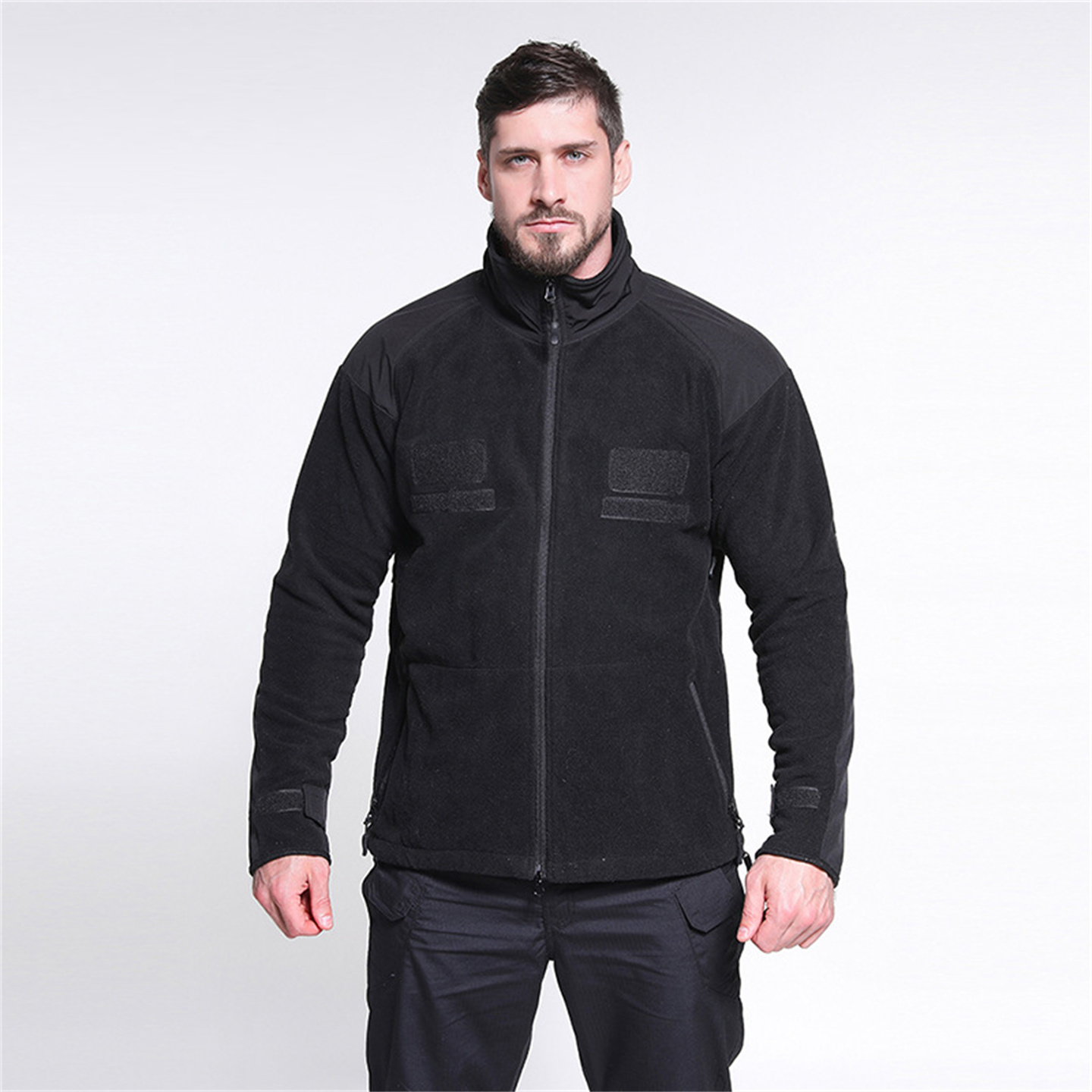 가을 겨울 사냥 전술 열 폴라 플리스 자켓 남자 스탠드 - Winter Clothing Hiking 리뷰 및 가격