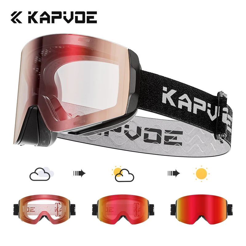 KAPVOE 마그네틱 스노우 고글 스키 스노우 보드 용 - Snow Goggle Uv 리뷰 및 가격