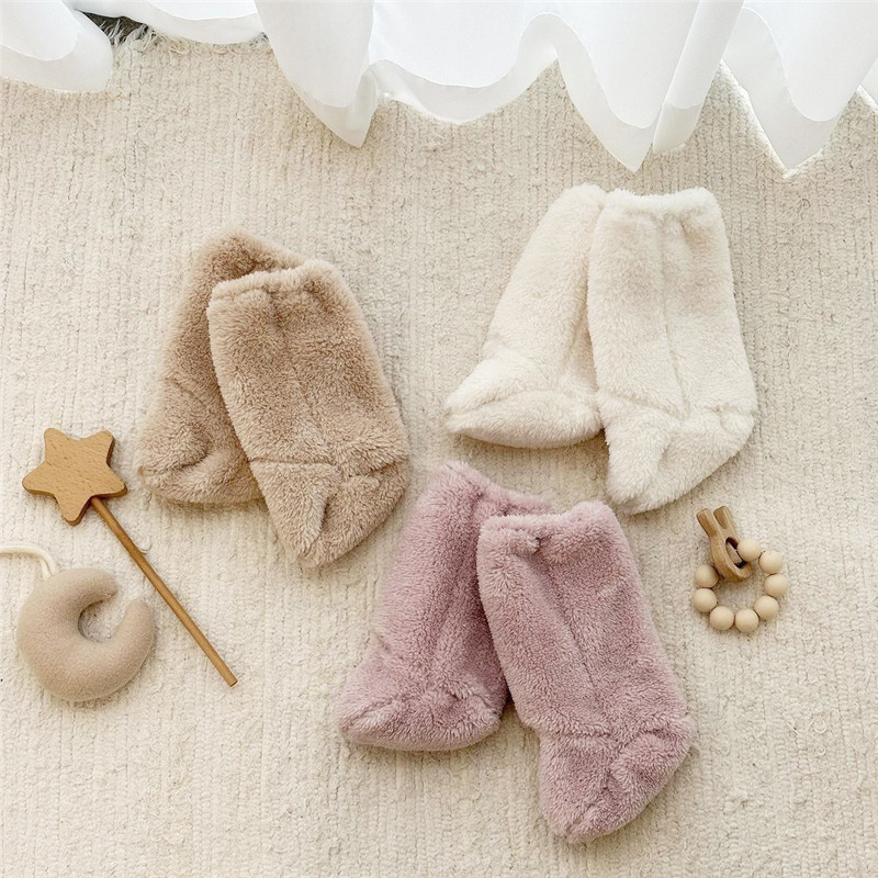 따뜻한 겨울 아기 양말 산호 양털 양말 유아 소년 소녀 - Winter Clothing For Babies 리뷰 및 가격