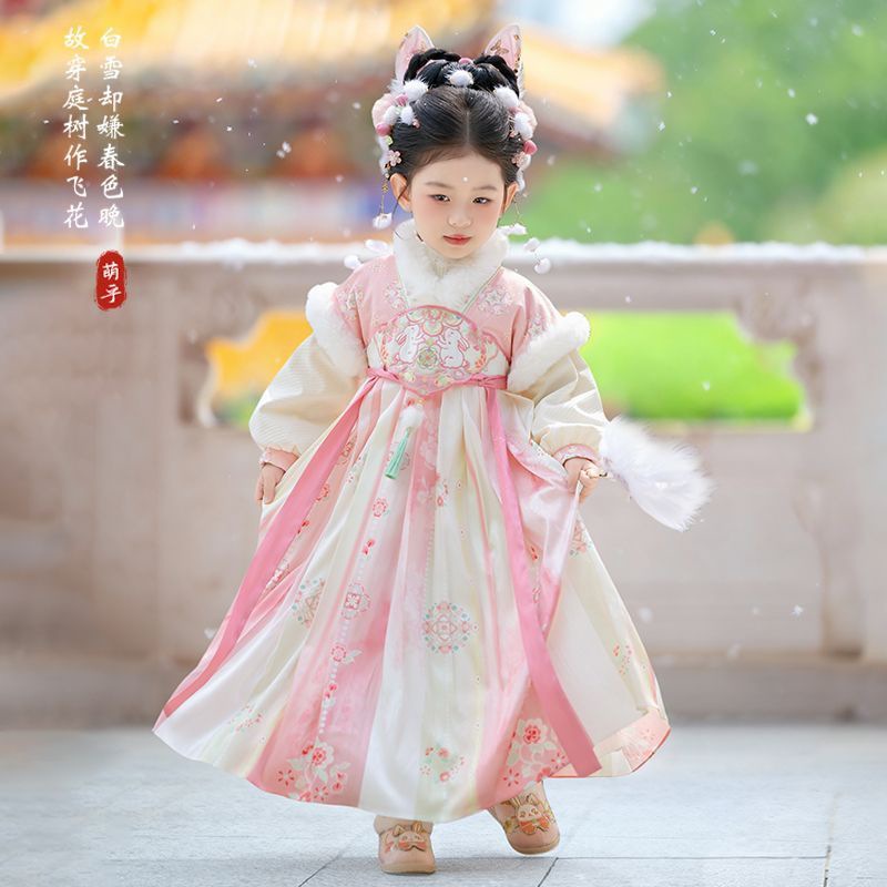 2025 소녀 요정 한복 어린이 겨울 따뜻한 자수 탕복 - Winter Clothing For Babies 리뷰 및 가격
