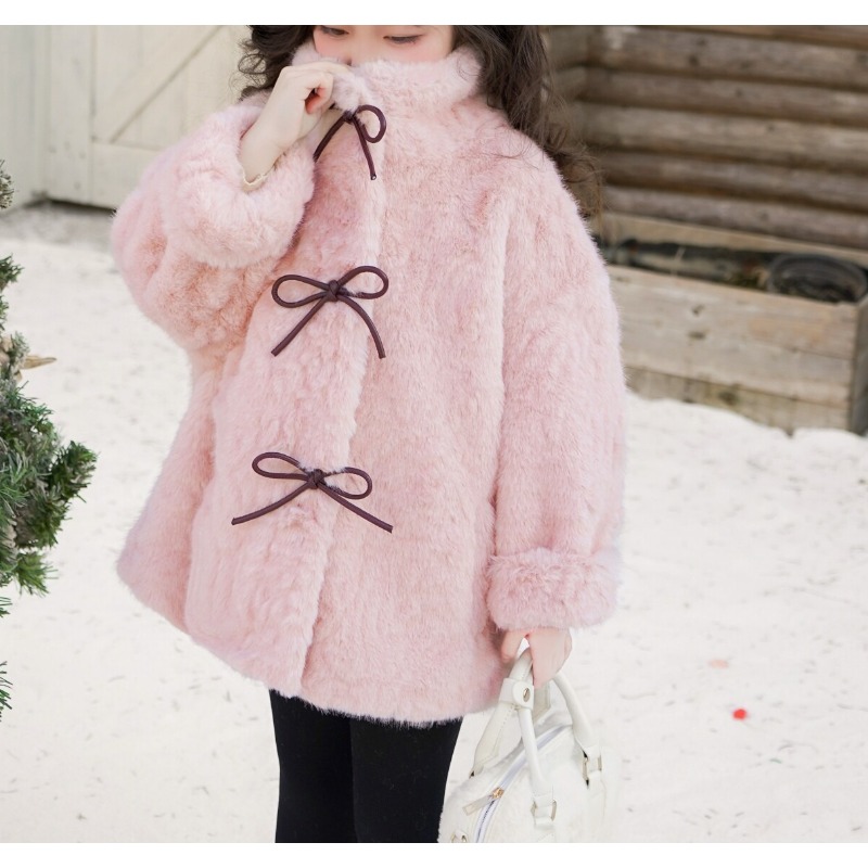 여아 겨울 의류 따뜻한 퍼 일체형 재킷 어린이용 핑크  - Winter Clothing For Babies 리뷰 및 가격