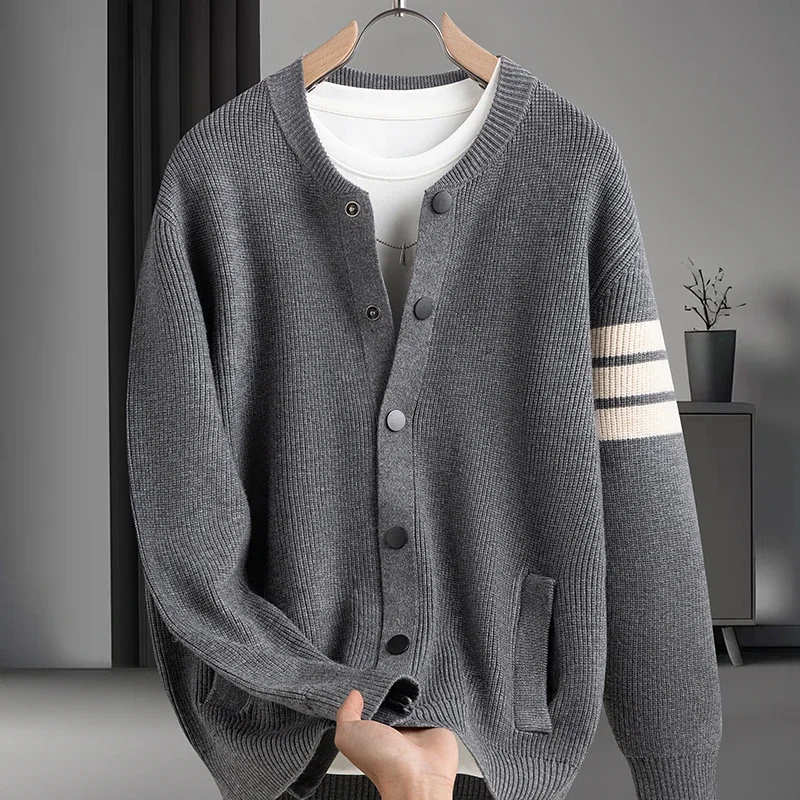 합리적인 가격의 고급스러운 남성용 긴팔 스웨터 재킷,  - Winter Clothing Affordable 리뷰 및 가격