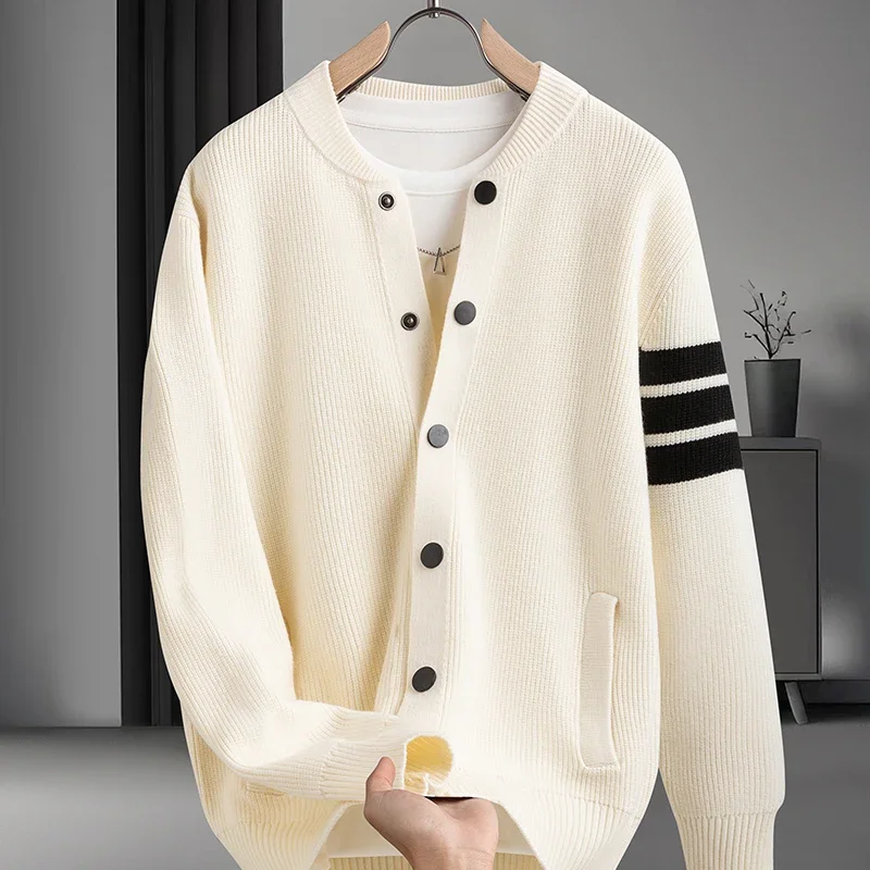 합리적인 가격의 고급스러운 남성용 긴팔 스웨터 재킷,  - Winter Clothing Affordable 리뷰 및 가격