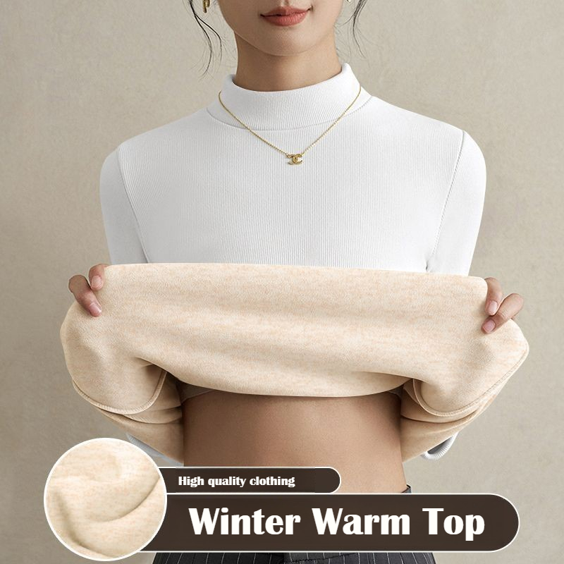 여성용 가열 탑 가을 겨울 보온 보냉 긴팔 티셔츠 벨벳 - Winter Clothing Europe 리뷰 및 가격