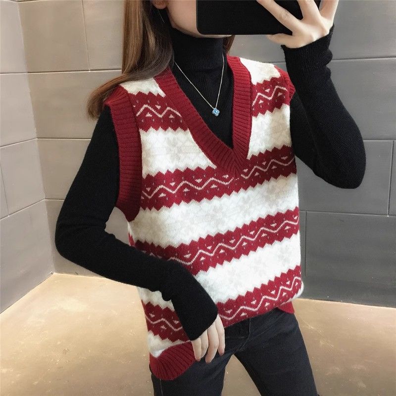 여성 니트 조끼 풀오버 빈티지 포멀 캐주얼 점퍼 럭셔리 - Winter Clothing Trends 2025 Women'S 리뷰 및 가격