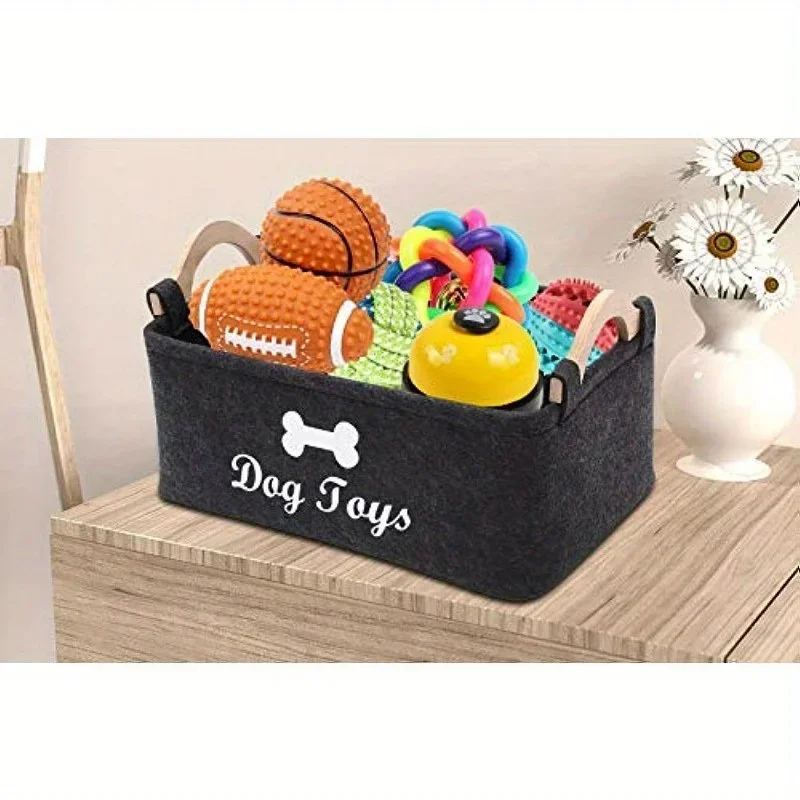 펠트 애완동물 장난감 상자, 개 장난감 상자, 보관 바 - Winter Clothing Organizer 리뷰 및 가격