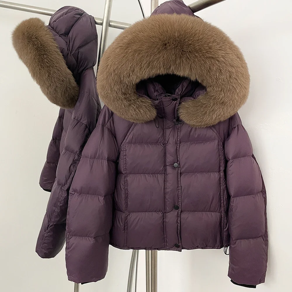 화이트 덕 다운 코트 여성용 따뜻한 2025년 신상 가 - Winter Clothing Store 리뷰 및 가격