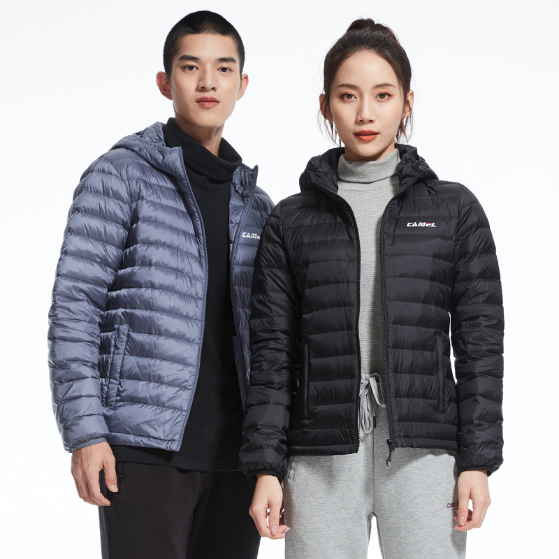 골든 캐멀 다운 재킷 남녀 겨울 코트 가벼운 트렌디 플 - Winter Clothing Hiking 리뷰 및 가격
