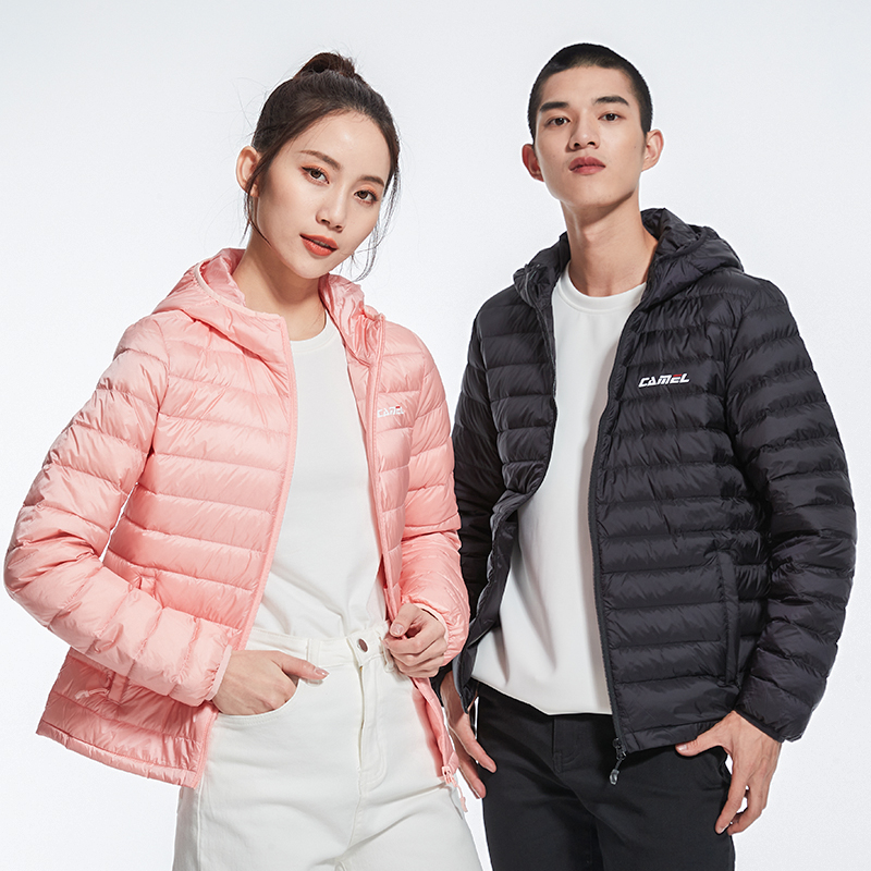 골든 캐멀 다운 재킷 남녀 겨울 코트 가벼운 트렌디 플 - Winter Clothing Hiking 리뷰 및 가격