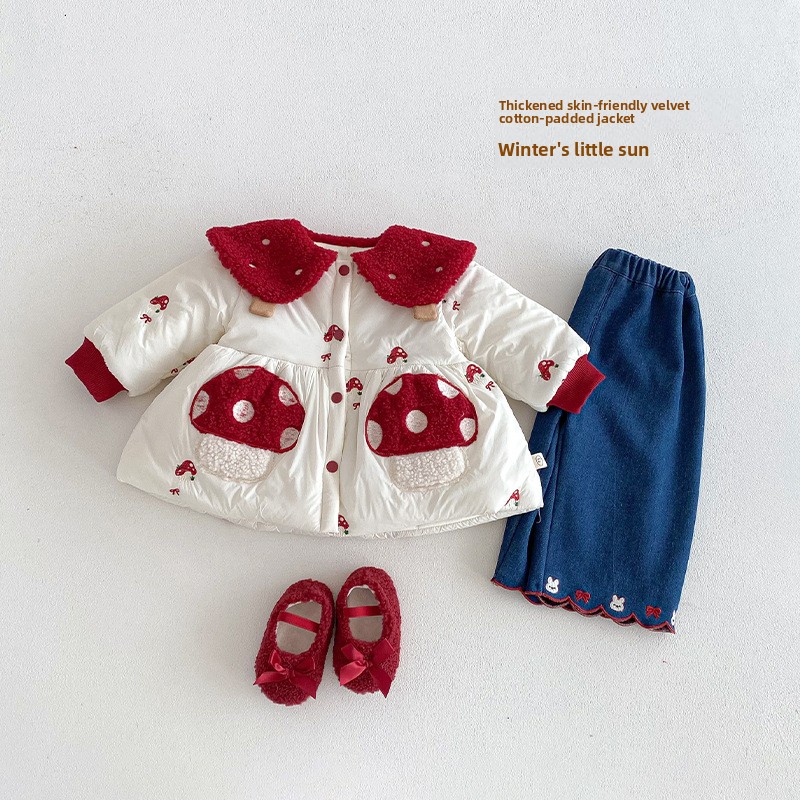 여아용 서양식 새해 의상 2025년 신상 겨울 한 살  - Winter Clothing For Babies 리뷰 및 가격